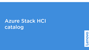 Explore Lenovo offerings in the Azure Stack HCI catalog